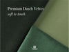 Velvet Ribbon With Wooden Spool 3/8" x 15 Yd (Green Series) - Vitalizart