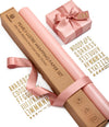 Vitalizart Pearlescent Holographic Wrapping Paper Set with Silky Satin Ribbon – Pink Paper & Pink RIbbons