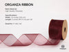 Vitalizart 1.5" x 45 Yards Organza Ribbon Set 9 Rolls x 5 Yd Sheer Ribbon（Mixed Colors) - Vitalizart