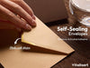 Vitalizart Thank You Cards with Envelopes, 16 Pcs, Thick Textured Cardstock,Brown Embossed Foil-Stamped Blank Cards for Business & Special Occasions - Vitalizart