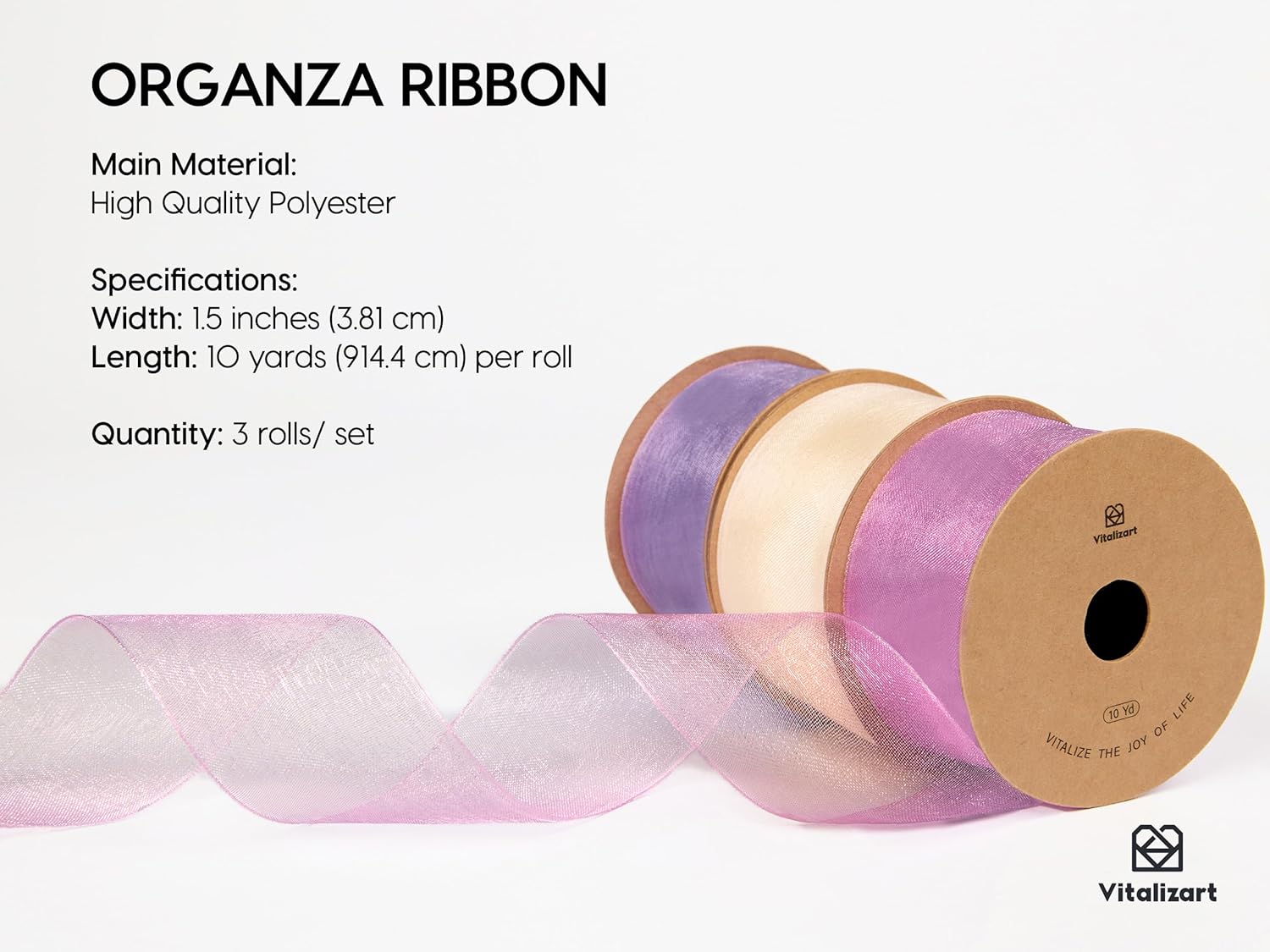 Organza Sheer Ribbon 1.5