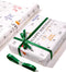 Vitalizart Write-On Calendar Birthday Wrapping Paper Set 17" With 5-Yard Twine Recyclable Customizable Gift Wrap
