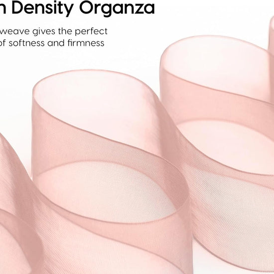 ORGANZA SHEER RIBBON 1.5“ X 30 YD(Rose Gold) - Vitalizart