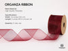 Vitalizart 1.5" x 45 Yards Organza Ribbon Pastel Color 9 Rolls x 5 Yd Sheer Ribbon(Pastel 9 Rolls) - Vitalizart