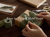 Vitalizart Crinkle Paper Ribbon 1.5" x 75 Yards, Reusable Recyclable Easy Tear(GREEN) - Vitalizart