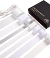 Vitalizart Luxury White Ribbon Set – 30 Yards(White 30 yd) - Vitalizart