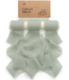 Chiffon Ribbon with Wooden Spool 2" x 15 Yd (Dusty Green) - Vitalizart