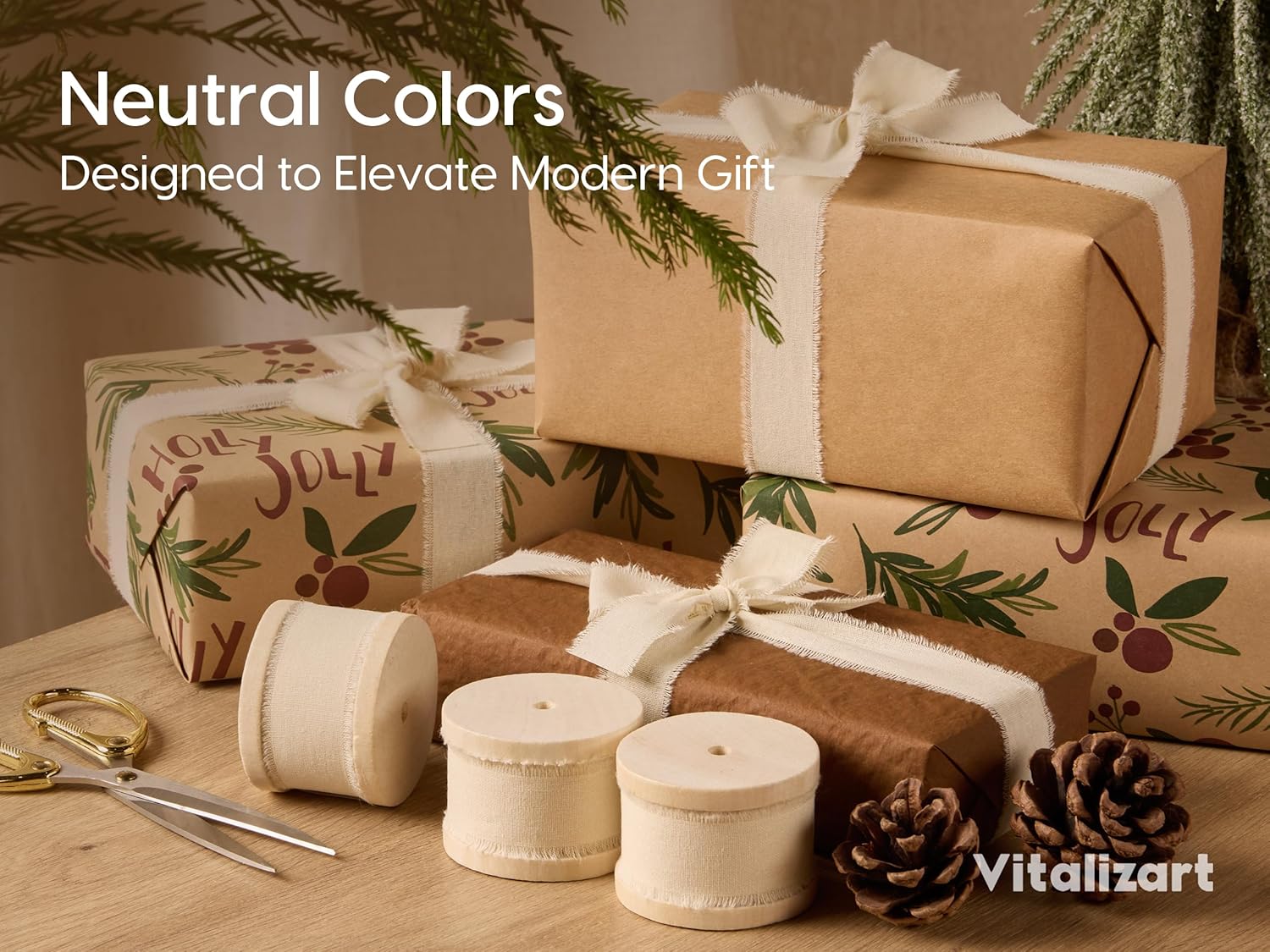 Vitalizart Ribbon Cotton Handmade Fringe 1