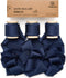 Silk Satin Ribbon With Wooden Spool 1" x 15 Yd (Navy Blue)