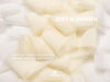 FRINGE CHIFFON SILK RIBBON 1.5" X 21YD (Cream & Off White) - Vitalizart