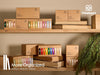 Vitalizart Ribbons for Crafts 3/8" x 100Yd Satin Ribbon Double Face Gift Wrapping( Rainbow 10 colours)