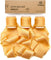 Silk Satin Ribbon With Wooden Spool 1" x 15 Yd (Gold)