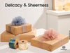 Vitalizart 1.5" x 45 Yards Organza Ribbon Set 9 Rolls x 5 Yd Sheer Ribbon（Mixed Colors) - Vitalizart