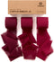 Fringe Chiffon Silk Ribbon 1 1/2 Inch x 21Yd (Burgundy & Red)