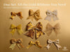 Vitalizart Luxury Purple Ribbon Set – 40 Yards(9 Textures)9 Gold Ribbons 40Yd - Vitalizart
