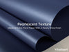 Vitalizart Pearlescent Holographic Wrapping Paper Set with Silky Satin Ribbon – Navy Paper & Blue Ribbons