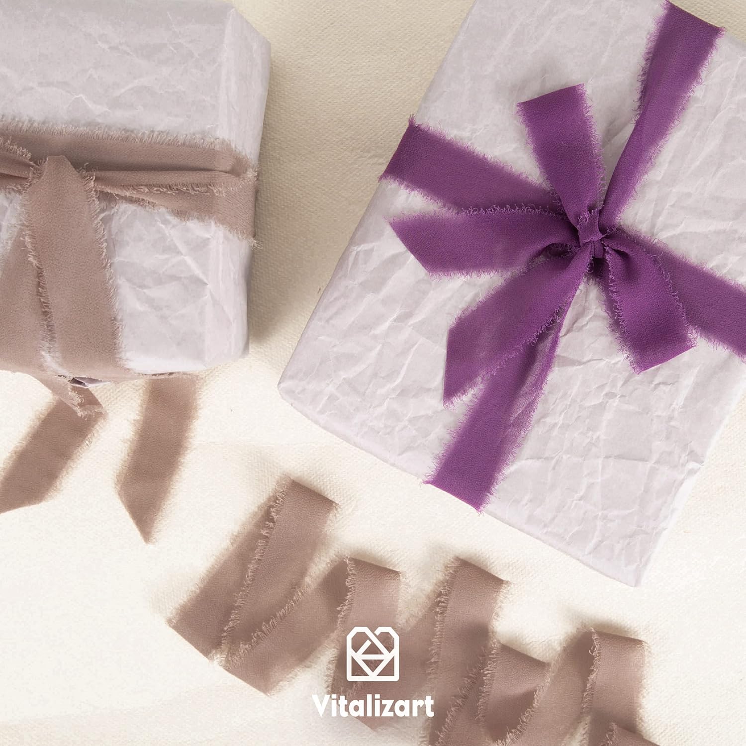 FRINGE CHIFFON SILK RIBBON 1