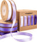 Double Face Satin Ribbon 3/8" x 50Yd (Assorted Purple)
