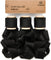 Silk Satin Ribbon With Wooden Spool 1" x 15 Yd (Black)