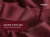 Frayed Fringe Silk Satin Ribbon 1" x 30 Yard (Burgundy) - Vitalizart