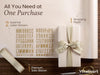 Vitalizart Pearlescent Holographic Wrapping Paper Set with Silky Satin Ribbon – White Paper & Sage RIbbons