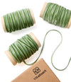 Thin Velvet Ribbon 1/8" x 30 Yard Christmas Decoration Tree Ornaments (Sage Green) - Vitalizart