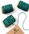 Thin Velvet Ribbon 1/8" x 30 Yard Christmas Decoration Tree Ornaments (Dark Green) - Vitalizart