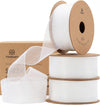 Organza Sheer Ribbon 1“ x 30 Yd (White) - Vitalizart