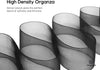 Organza Sheer Ribbon 1.5" x 30 Yd (Black) - Vitalizart