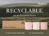 Vitalizart Crinkle Paper Ribbon 1.5" x 75 Yards, Reusable Recyclable Easy Tear (Pink Nude & White) - Vitalizart