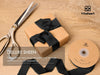 FRAYED FRINGE SILK SATIN RIBBON 1" X 30 YARD（Black） - Vitalizart