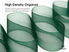 Vitalizart 1.5" x 45 Yards Organza Ribbon Set 9 Rolls x 5 Yd Sheer Ribbon（Mixed Colors) - Vitalizart