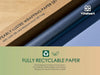 Wrapping Paper Set 30"x197" Pearly - Lustre With Silk Like Satin Ribbon & Gift Tags (Blue Paper & Blue Ribbons) - Vitalizart