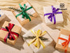 Vitalizart Ribbons for Crafts 3/8" x 100Yd Satin Ribbon Double Face Gift Wrapping( Rainbow 10 colours)