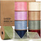 Vitalizart 1.5" x 45 Yards Organza Ribbon Pastel Color 9 Rolls x 5 Yd Sheer Ribbon(Pastel 9 Rolls)