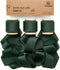 Silk Satin Ribbon With Wooden Spool 1" x 15 Yd (Dark Green)