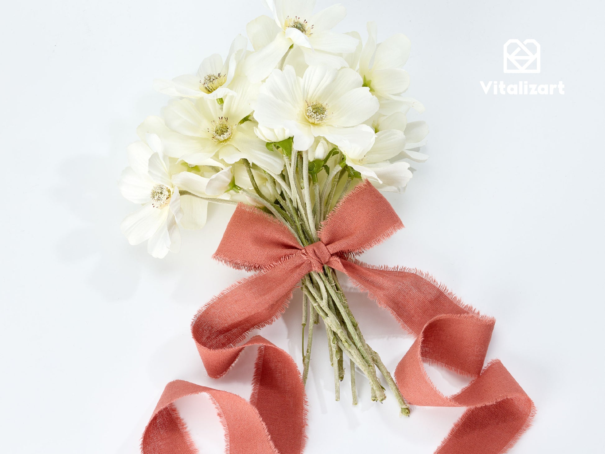 Cotton Ribbon Handmade Fringe 1.5" x 15 Yd (Terracotta) - Vitalizart