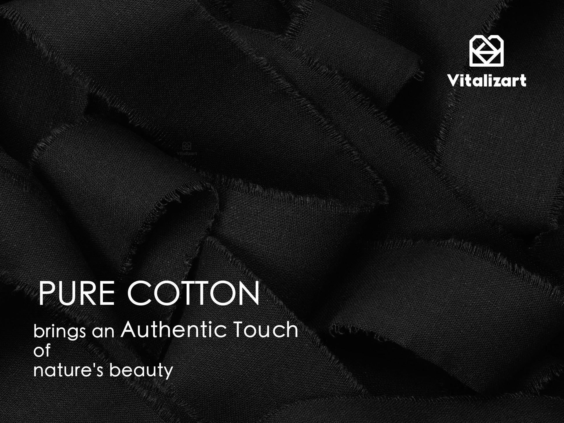 Cotton Ribbon Handmade Fringe 1.5" x 15 Yd (Black) - Vitalizart