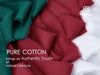 Cotton Ribbon Handmade Fringe 1.5" x 15 Yd (White Red Green) - Vitalizart