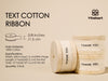 Custom Cotton Ribbon 5/8" x 15 Yd (THANK YOU) - Vitalizart