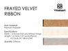 Frayed Edges Glossy Velvet Ribbon For Christmas 1.5"x 4.5YD (Fall Color) - Vitalizart