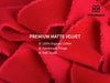 Frayed Fringe Velvet Ribbon for Christmas 1.5" x 6 Yd (Burgundy Red) - Vitalizart