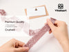 Velvet Ribbon for Christmas Frayed Edges Glossy 1" X 5 YD (Pink) - Vitalizart