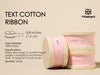 Custom Cotton Ribbon 5/8" x 15 Yd (HAPPY BIRTHDAY) - Vitalizart