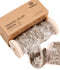 Velvet Ribbon for Christmas Frayed Edges Glossy 1" X 5 YD (Brown)