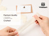 Velvet Ribbon for Christmas Frayed Edges Glossy 1" X 5 YD (White) - Vitalizart