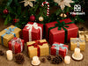 Velvet Ribbon for Christmas Frayed Edges Glossy 1" X 5 YD (White) - Vitalizart