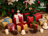 Velvet Ribbon for Christmas Frayed Edges Glossy 2" X 3 YD (Brown) - Vitalizart