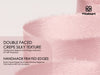 Frayed Fringe Crepe Silk Satin Ribbon 5/8" x 15 Yard (Blush Pink) - Vitalizart