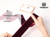 Frayed Edges Glossy Velvet Ribbon For Christmas 1.5"x 5YD (Burgundy Red) - Vitalizart